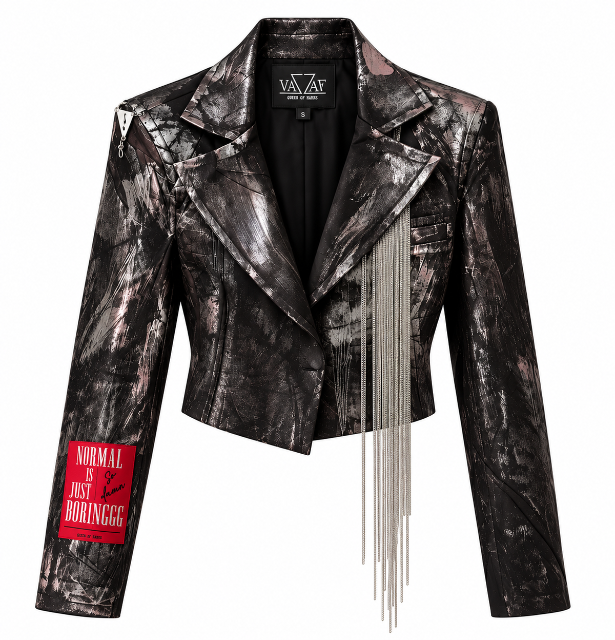 Foil Blazer Short