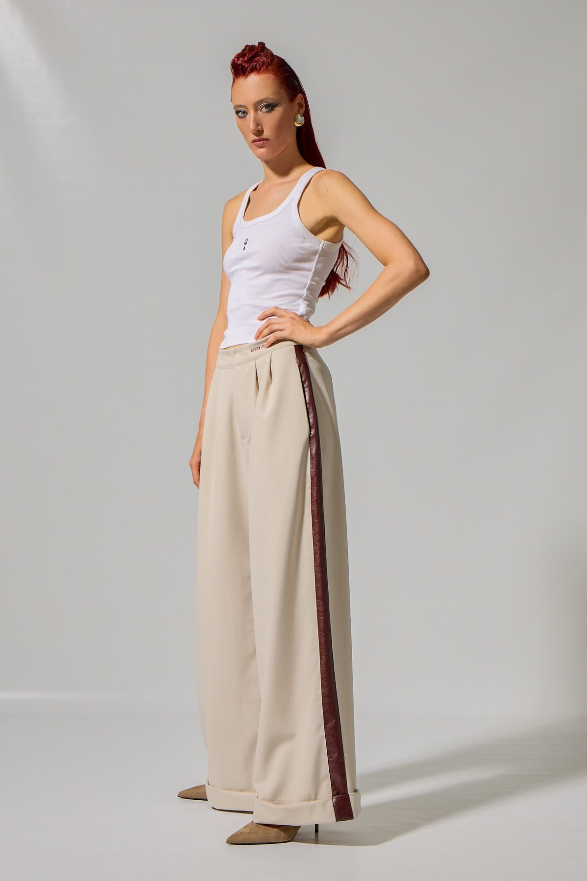 Contrast Pants