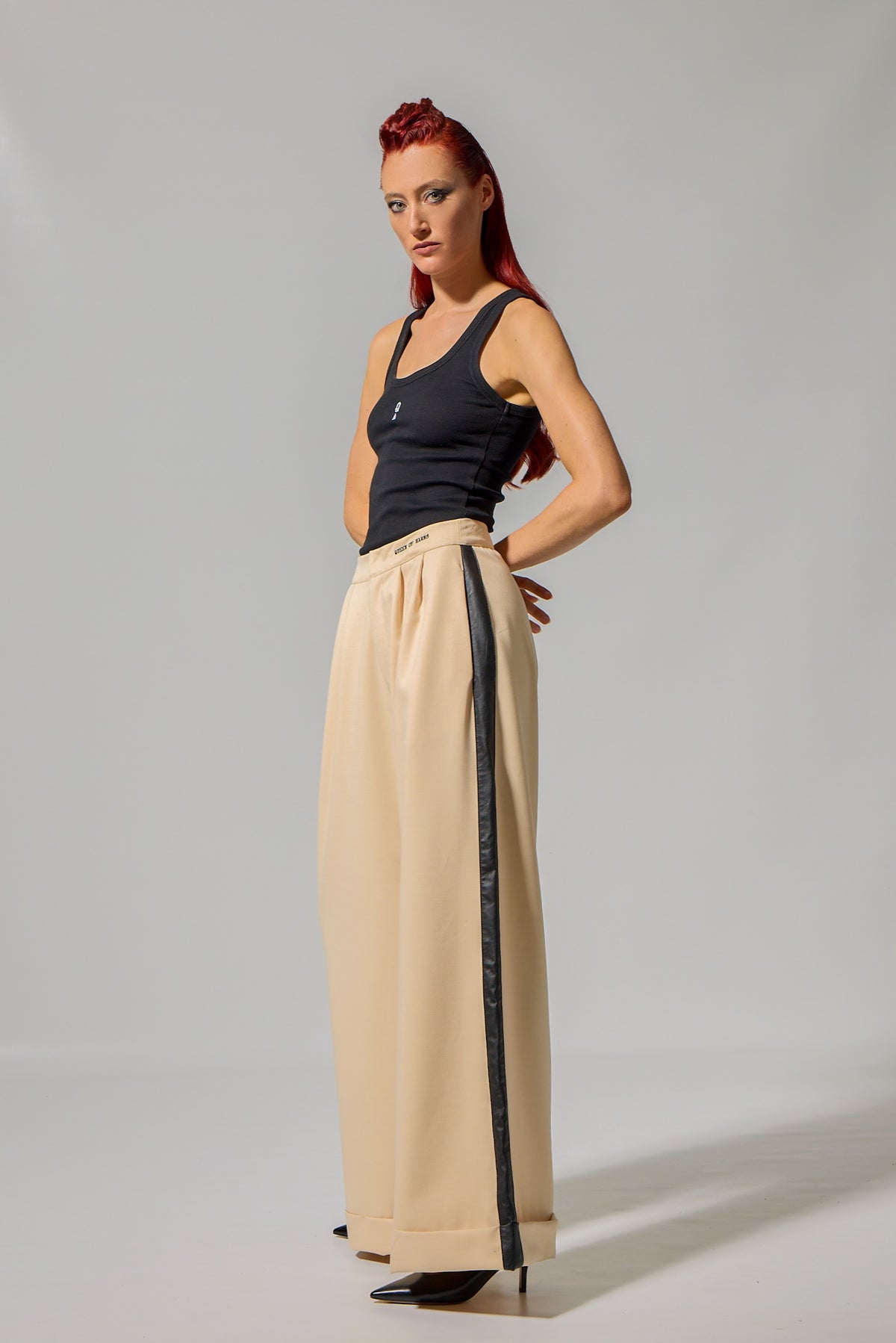 Contrast Pants