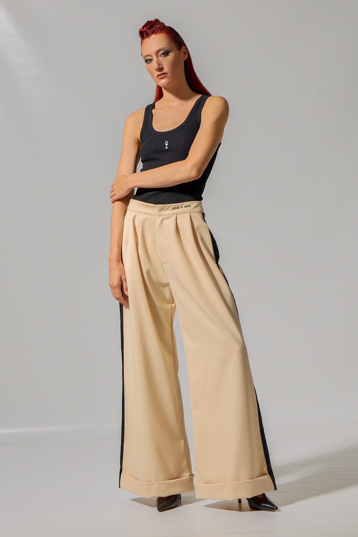 Contrast Pants