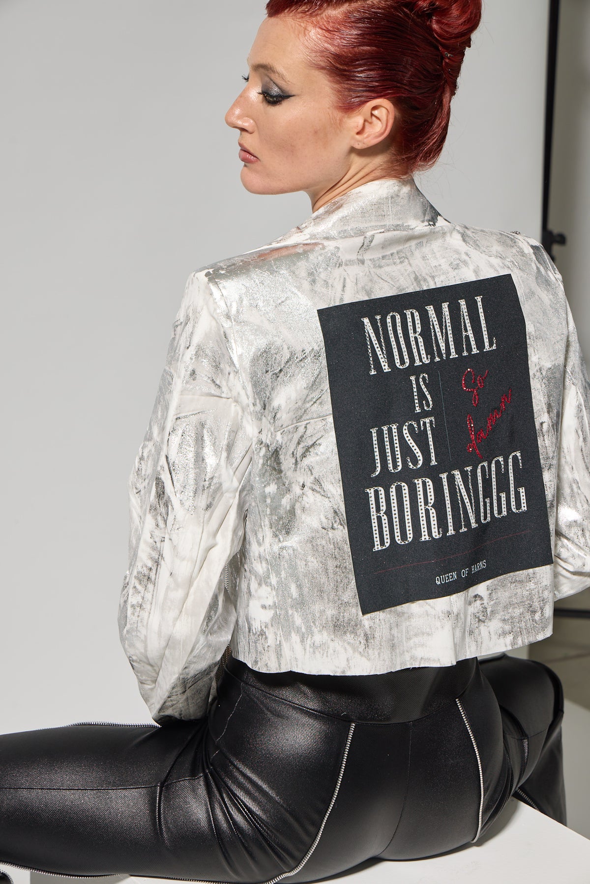 Foil Blazer Short