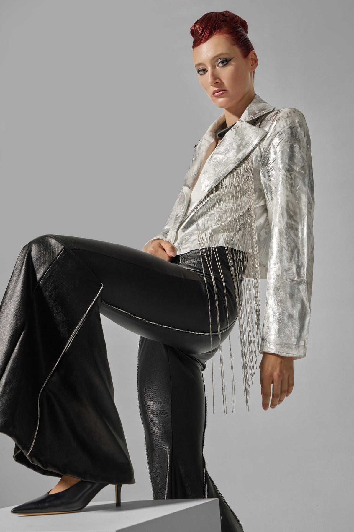 Foil Blazer Short