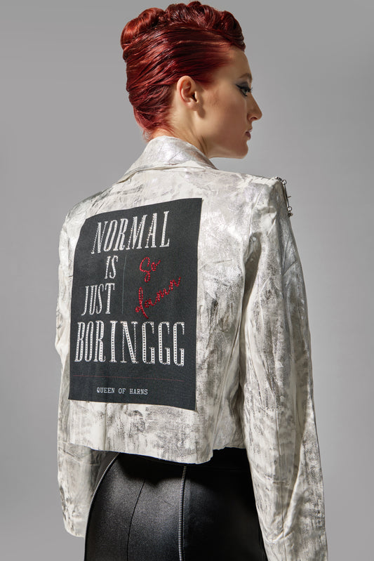 Foil Blazer Short