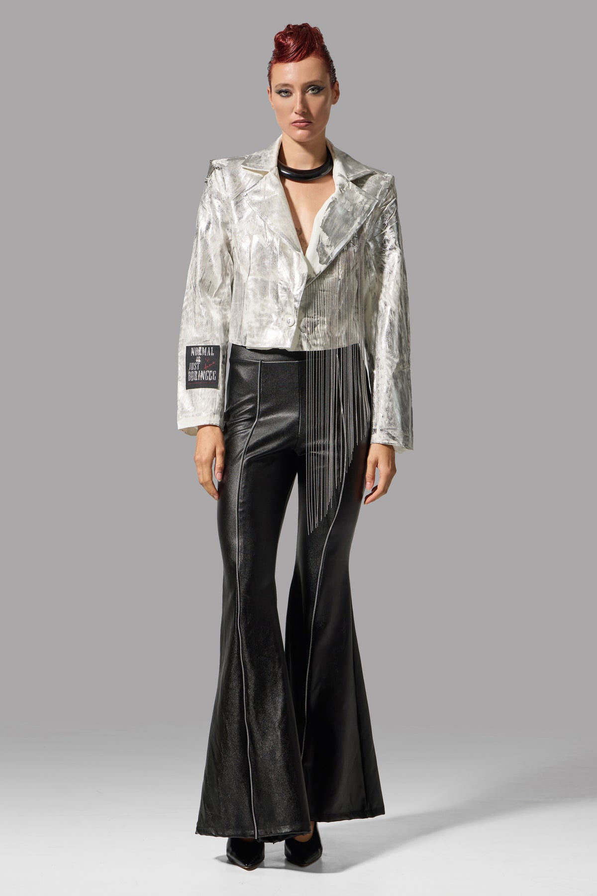 Foil Blazer Short