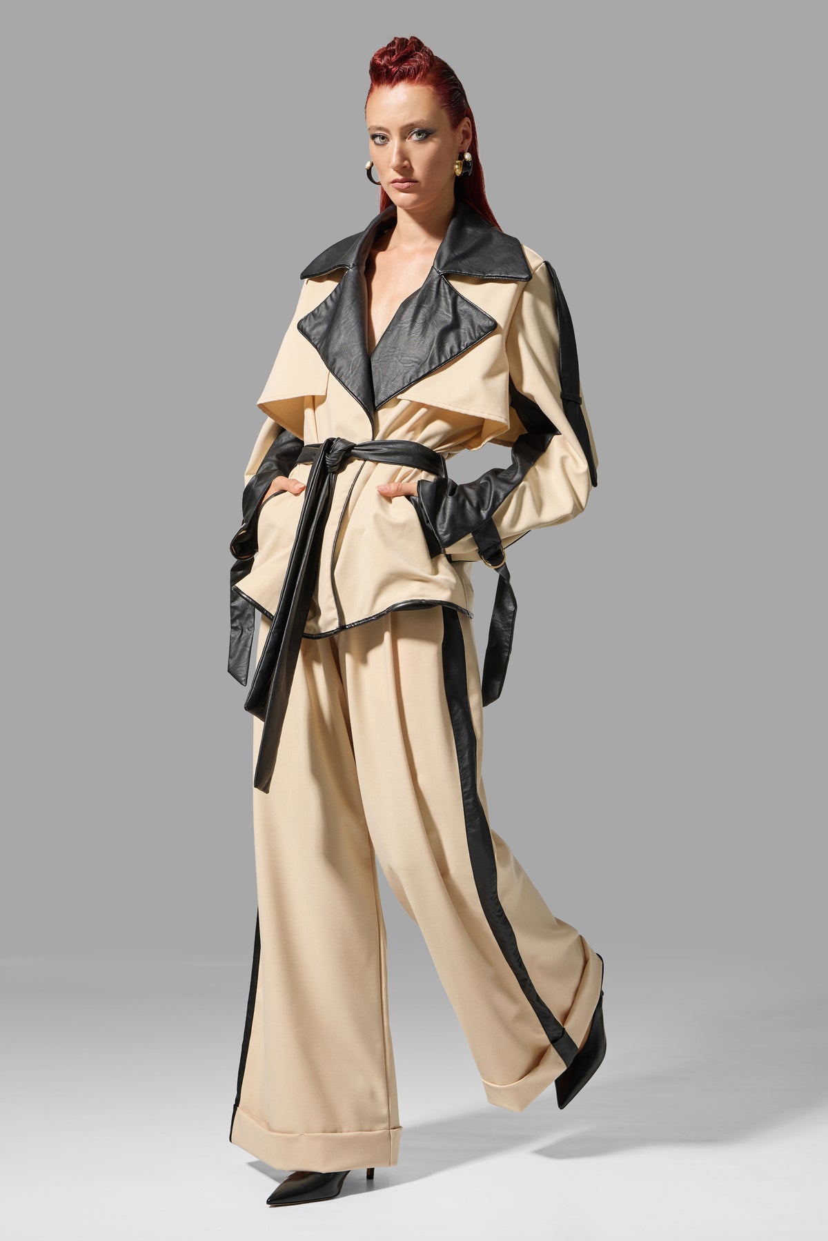 Contrast Pants